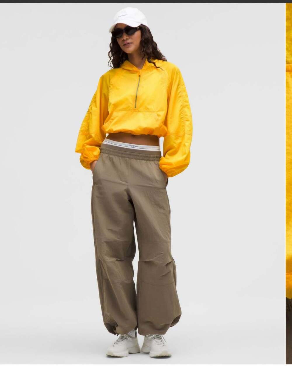 Lululemon Scuba Cropped Anorak Maize Yellow